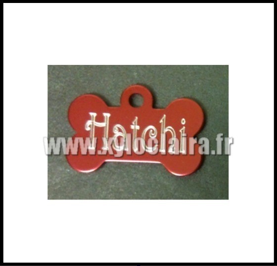 Médailles d'Animaux os alu hatchi