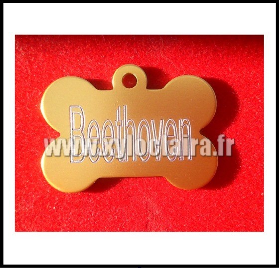 Médailles d'Animaux os alu beethoven