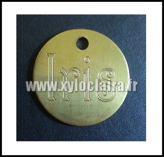 Médailles d'Animaux laiton iris