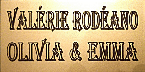 Réf : 17927 Gravoglas 2 plex brillant - 100x50mm - 2 lignes