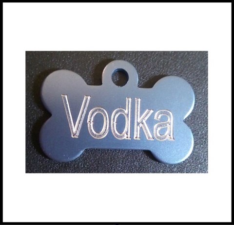 Médailles d'Animaux os alu vodka