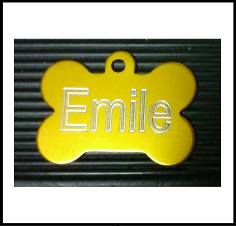 Médailles d'Animaux os alu Emile